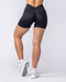 Muscle Nation Shorts Revealed V Back Seamless Midway Shorts - Black