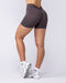 Muscle Nation Shorts Revealed V Back Seamless Midway Shorts - Black Coffee