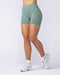 Muscle Nation Shorts Revealed V Back Seamless Midway Shorts - Everglade