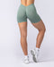 Muscle Nation Shorts Revealed V Back Seamless Midway Shorts - Everglade