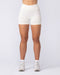 Muscle Nation Shorts Revealed V Back Seamless Midway Shorts - Travertine