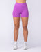 Muscle Nation Shorts Revealed V Back Seamless Midway Shorts - Violet Pop