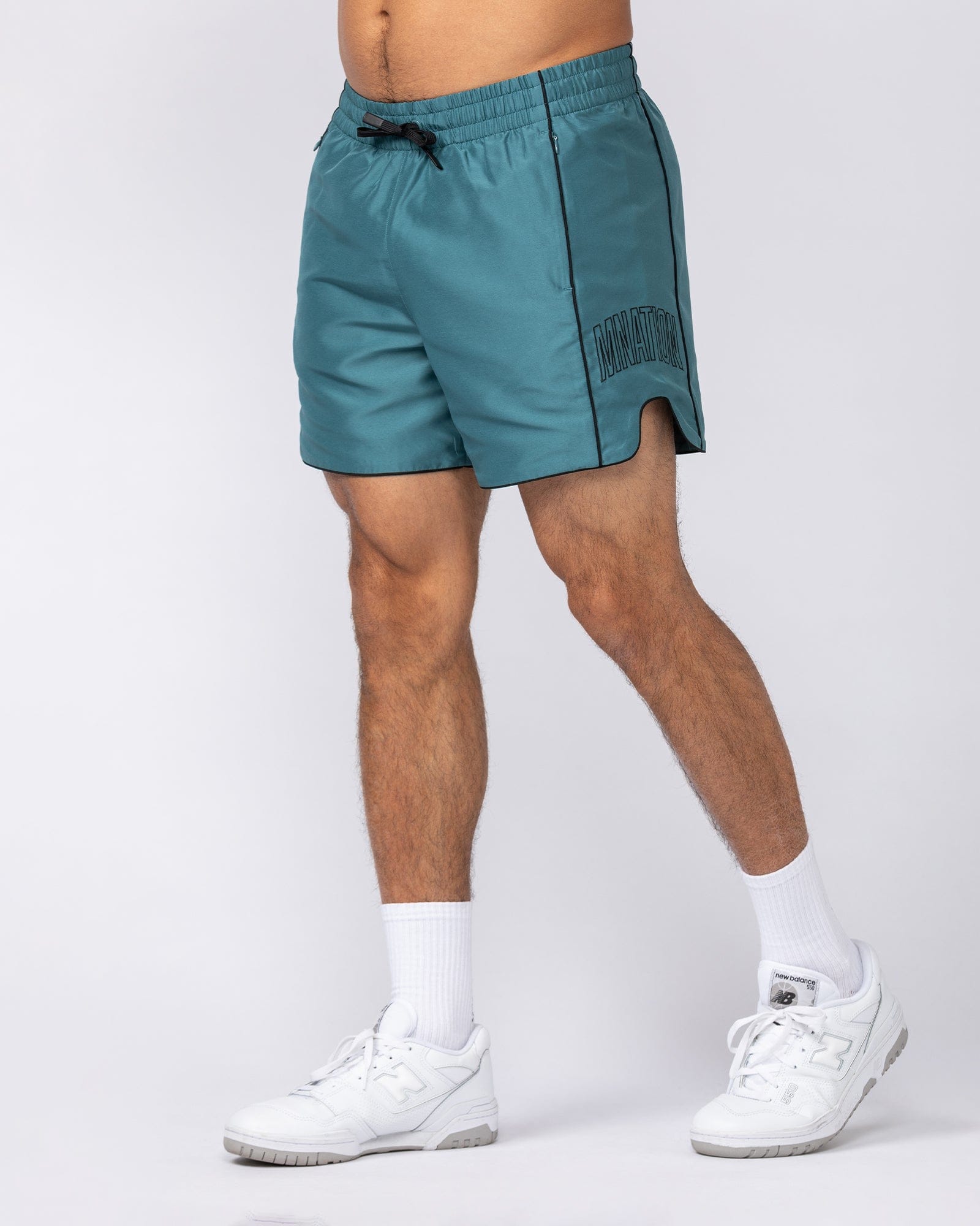 Muscle Nation Shorts Round House 5" Shorts - Shark