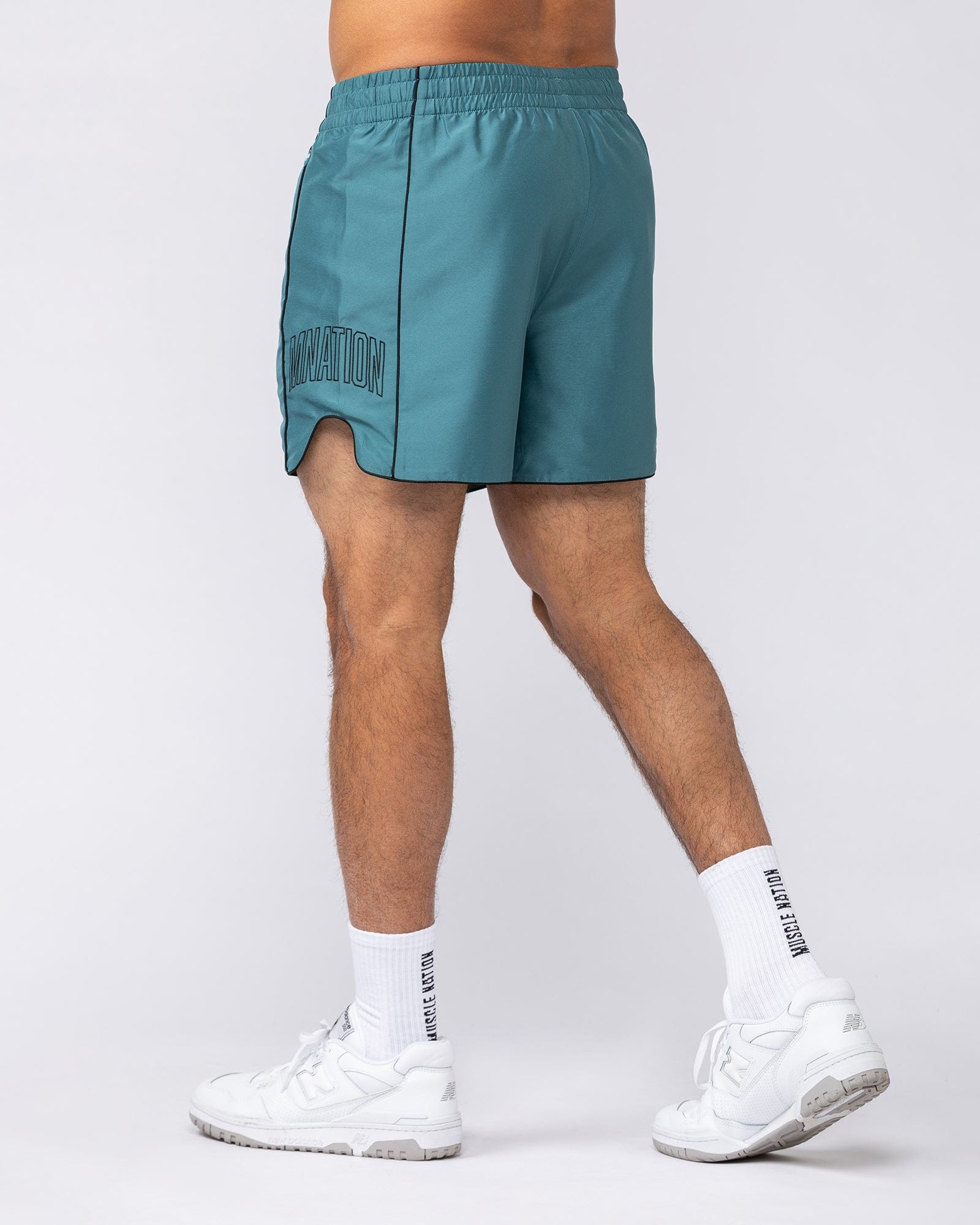Muscle Nation Shorts Round House 5" Shorts - Shark