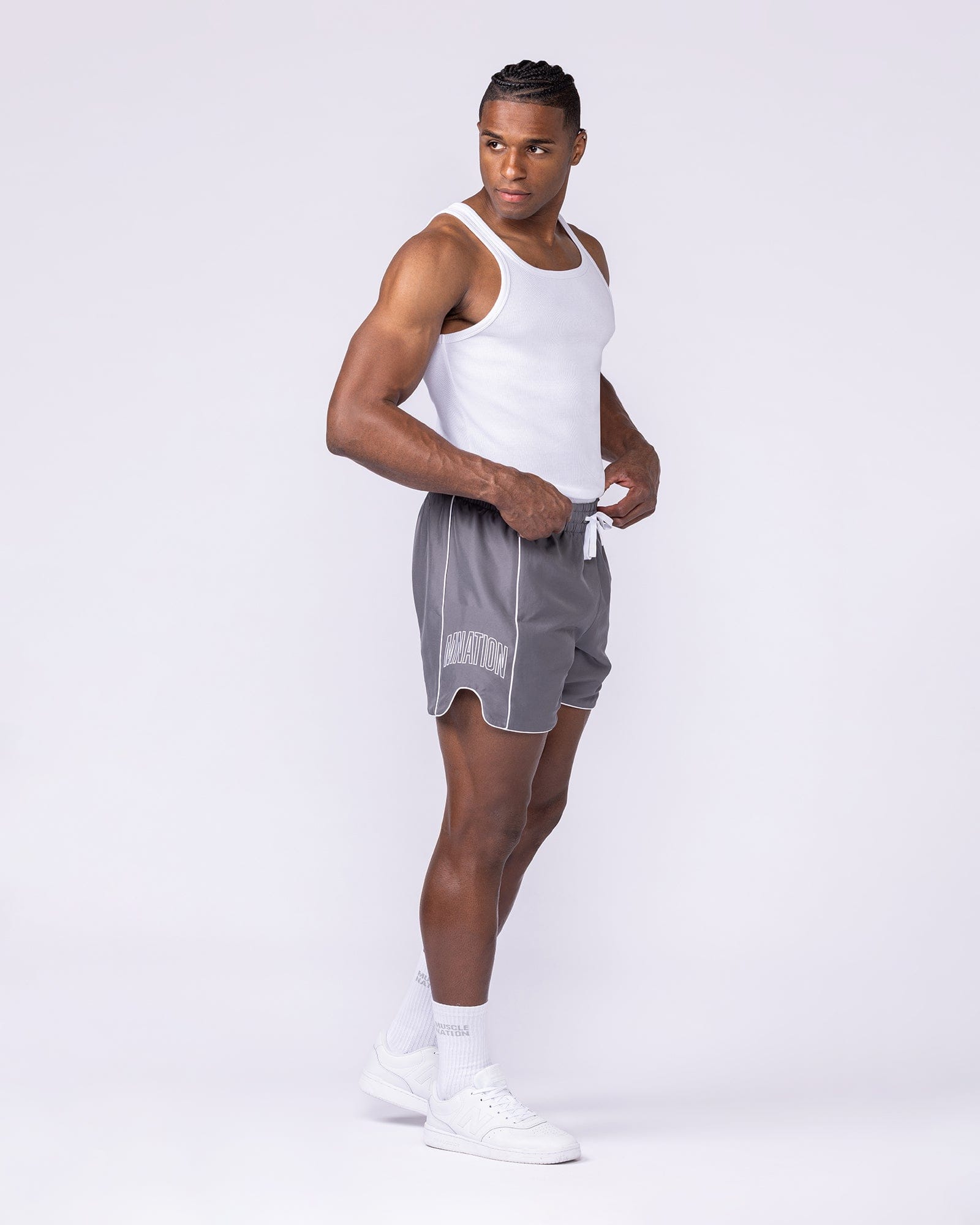 Muscle Nation Shorts Round House 5" Shorts - Tornado