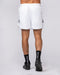 Muscle Nation Shorts Round House 5" Shorts - White