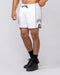 Muscle Nation Shorts Round House 5" Shorts - White