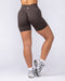 Muscle Nation Shorts Sculpt Seamless Midway Shorts - Cocoa