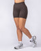 Muscle Nation Shorts Sculpt Seamless Midway Shorts - Cocoa