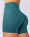 Muscle Nation Shorts Sculpt Seamless Midway Shorts - Dark Jade