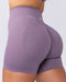 Muscle Nation Shorts Sculpt Seamless Midway Shorts - Dark Thistle