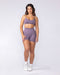 Muscle Nation Shorts Sculpt Seamless Midway Shorts - Dark Thistle