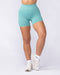 Muscle Nation Shorts Sculpt Seamless Midway Shorts - Green Coral