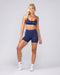Muscle Nation Shorts Sculpt Seamless Midway Shorts - Navy