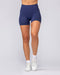 Muscle Nation Shorts Sculpt Seamless Midway Shorts - Navy