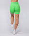 Muscle Nation Shorts Sculpt Seamless Midway Shorts - Neon Apple