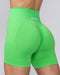 Muscle Nation Shorts Sculpt Seamless Midway Shorts - Neon Apple