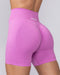 Muscle Nation Shorts Sculpt Seamless Midway Shorts - Peony