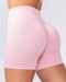 Muscle Nation Shorts Sculpt Seamless Midway Shorts - Sweetpea