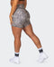Muscle Nation Shorts Signature Scrunch Bike Shorts - Yellow Leopard