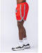 Muscle Nation Shorts Stadium Basketball 5" Shorts - Chilli