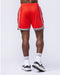 Muscle Nation Shorts Stadium Basketball 5" Shorts - Chilli