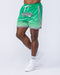 Muscle Nation Shorts Stadium Basketball 5" Shorts - Clover Ombre Print