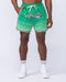 Muscle Nation Shorts Stadium Basketball 5" Shorts - Clover Ombre Print