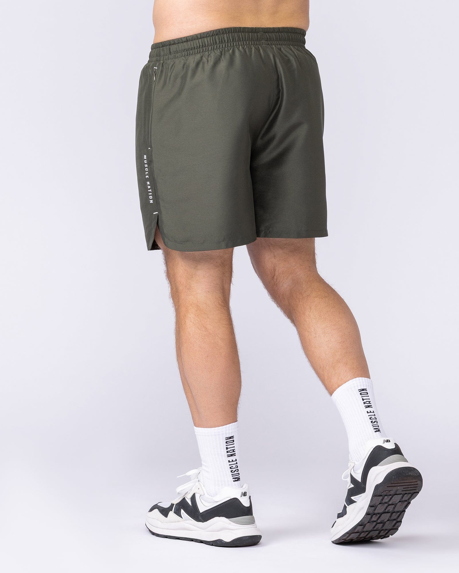 Muscle Nation Shorts Standard Shorts - Dark Khaki
