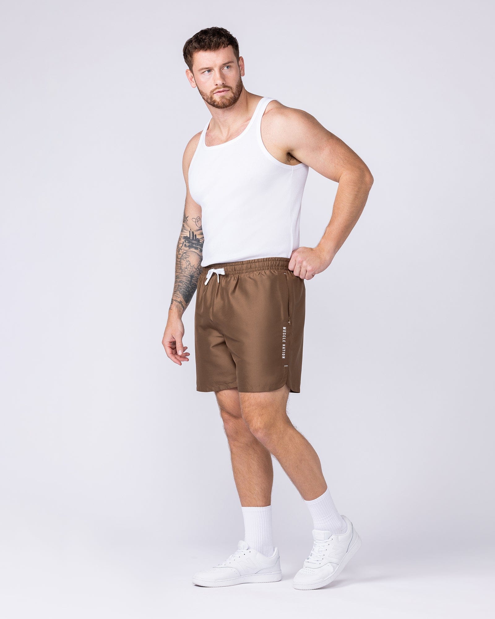 Muscle Nation Shorts Standard Shorts - Hazelnut