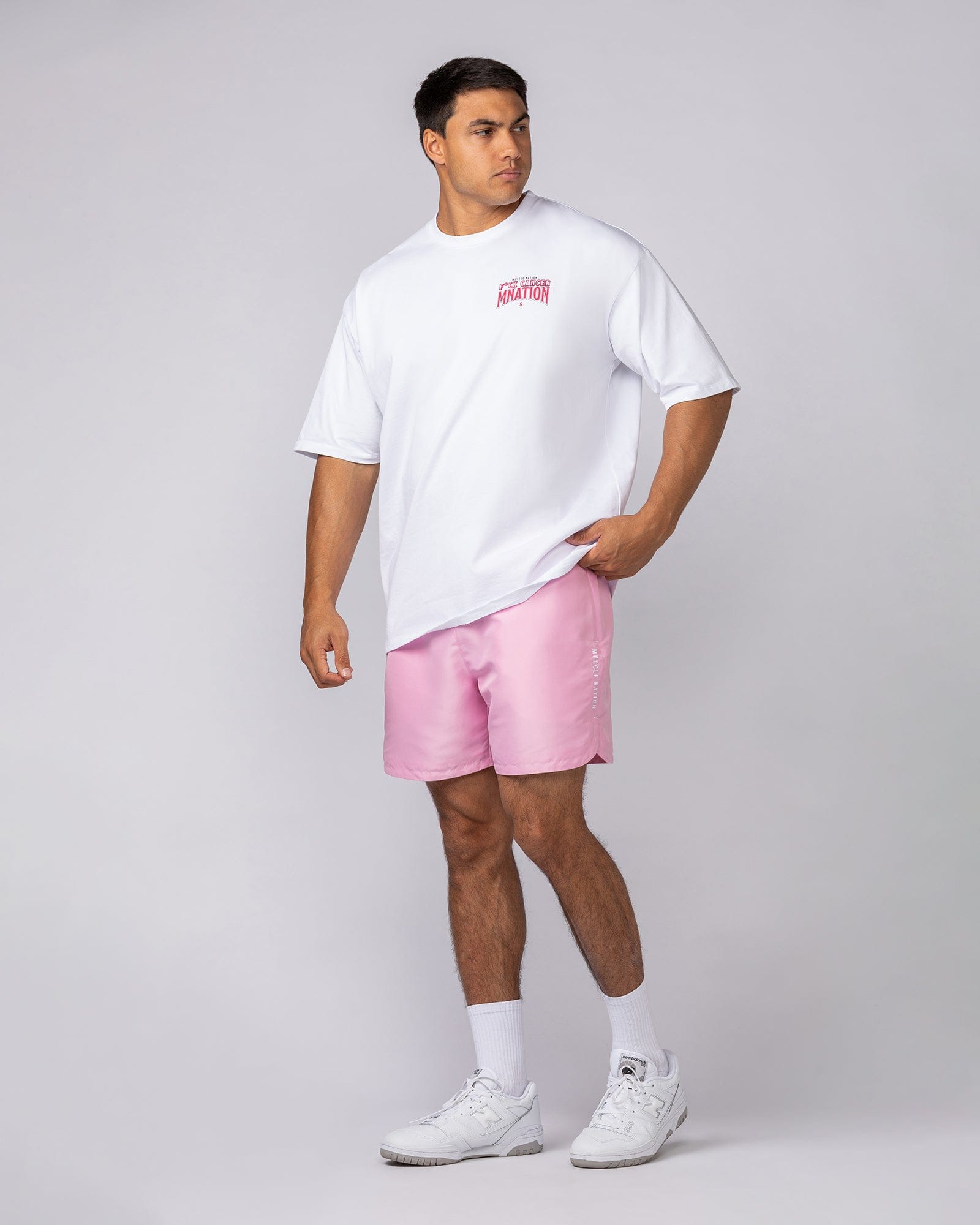 Muscle Nation Shorts Standard Shorts - Shell Pink