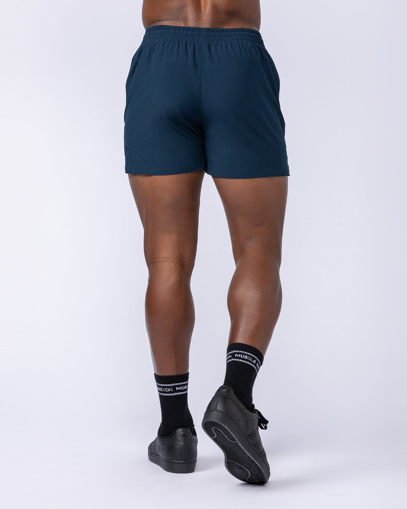 Muscle Nation Shorts Streamline Training 3" Shorts - Navy