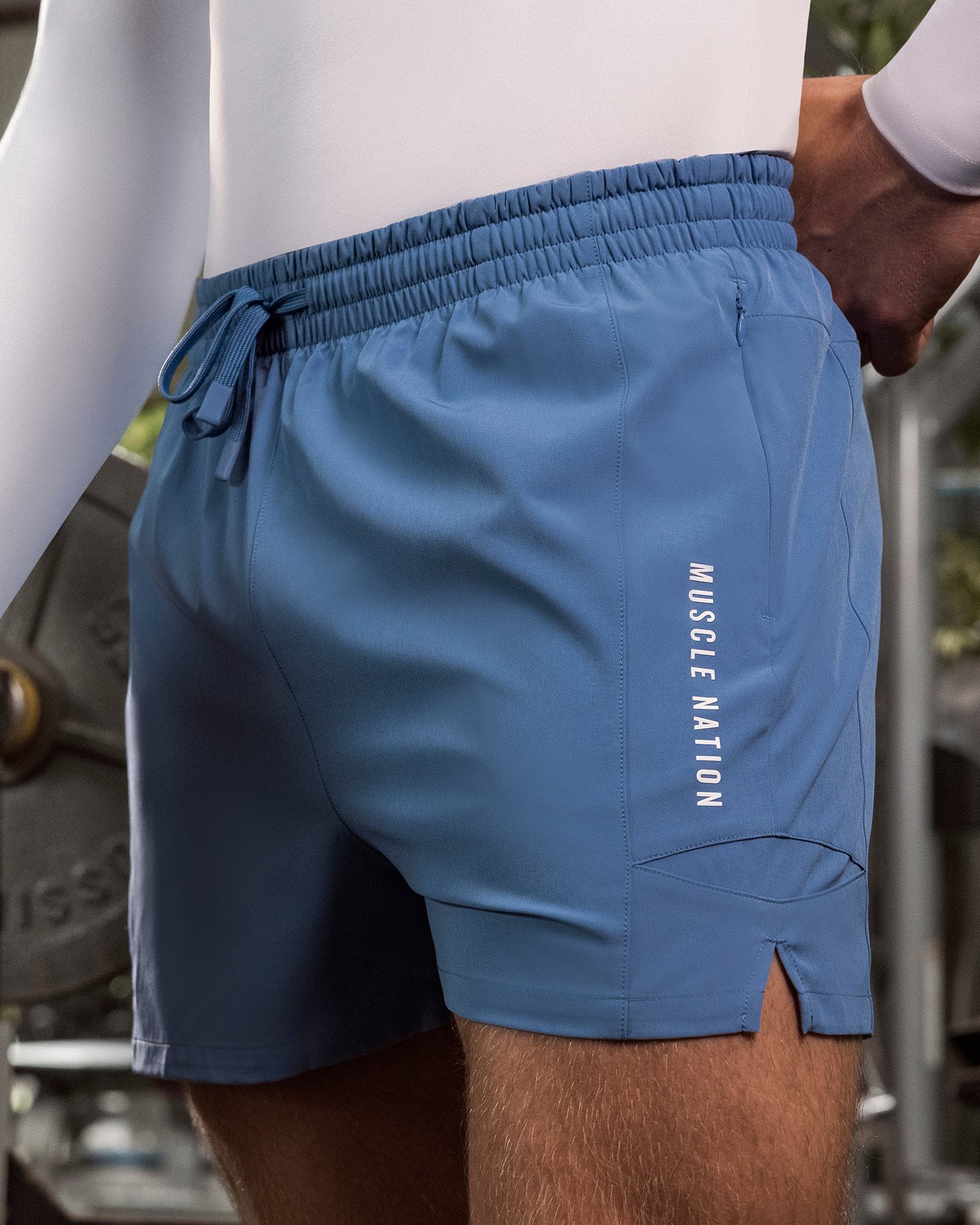 Muscle Nation Shorts Streamline Training 3" Shorts - Pacific