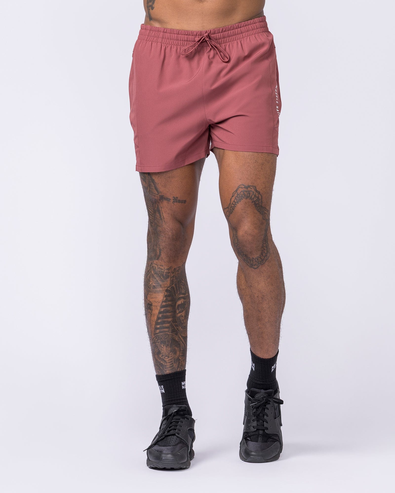 Muscle Nation Shorts Streamline Training 3" Shorts - Rust