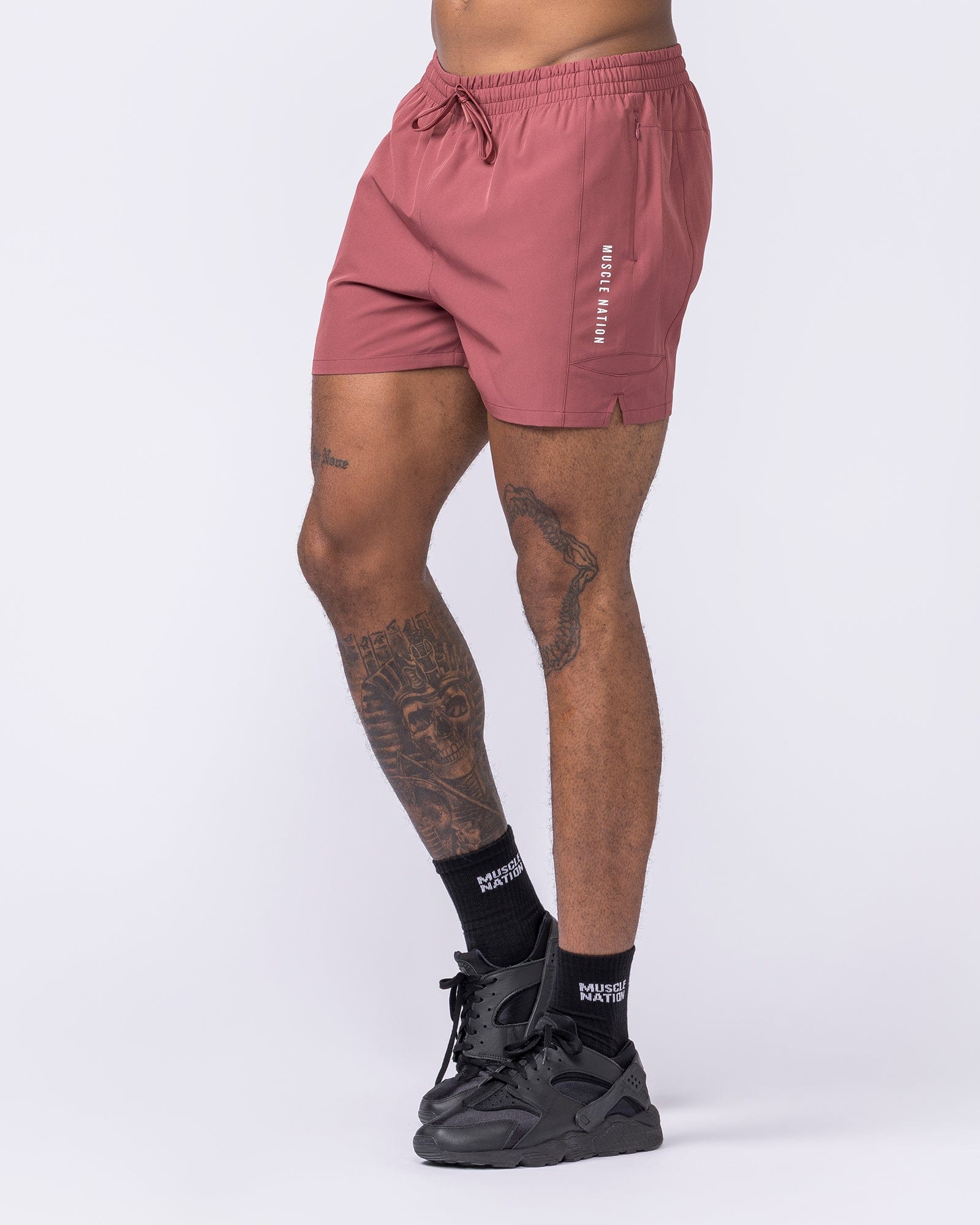Muscle Nation Shorts Streamline Training 3" Shorts - Rust