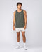 Muscle Nation Shorts Stride 3.5" Shorts - Cream / Dark Khaki