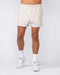 Muscle Nation Shorts Stride 3.5" Shorts - Cream / Dark Khaki