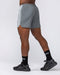Muscle Nation Shorts Stride 3.5" Shorts - Jet Grey / Tornado