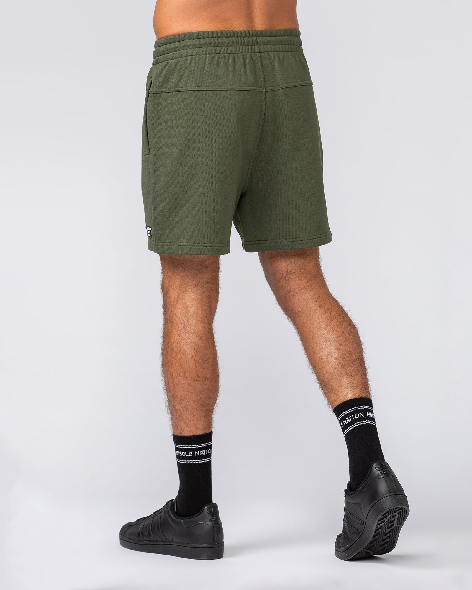 Muscle Nation Shorts Sweat 5" Shorts - Dark Khaki