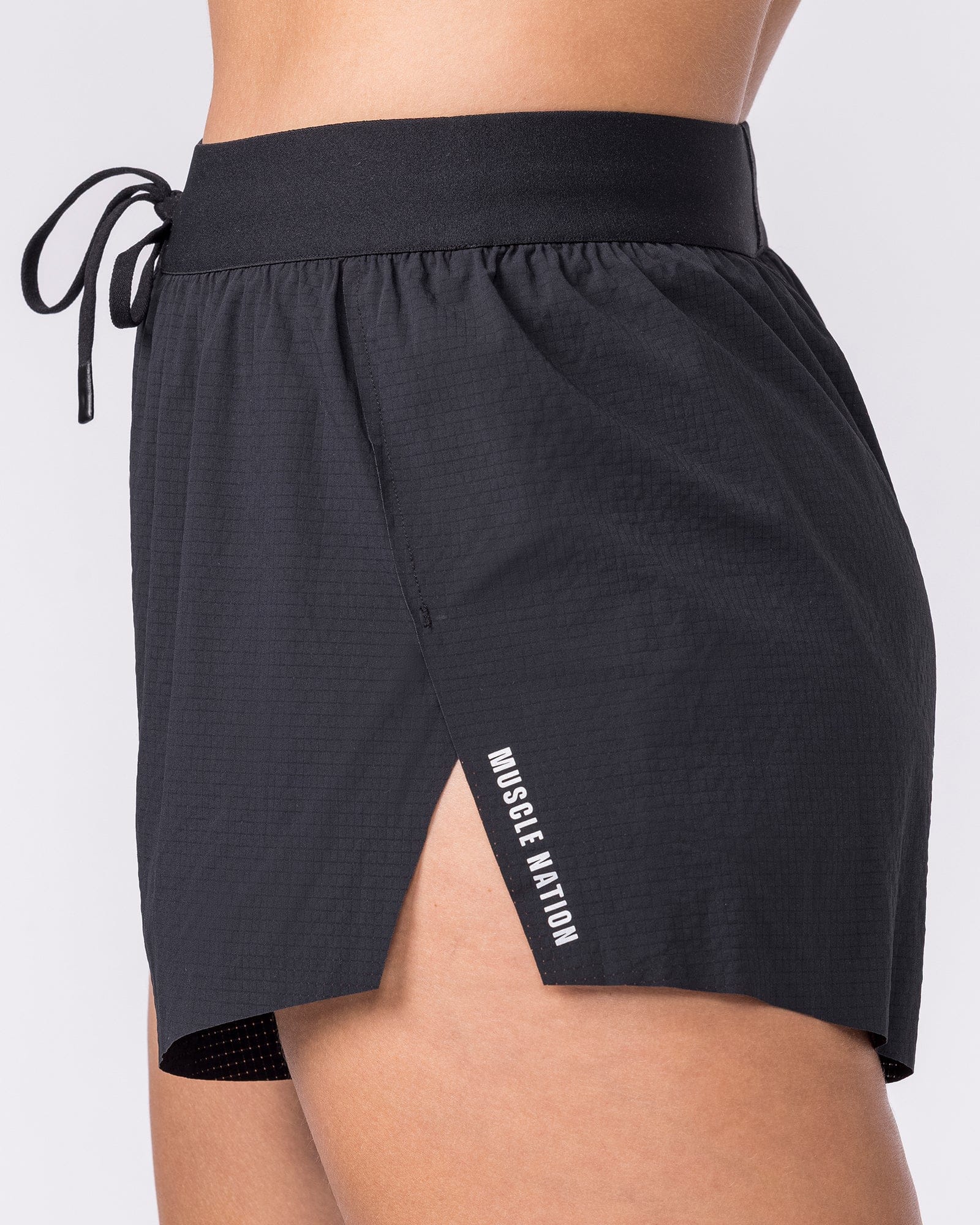 Muscle Nation Shorts Tempo 3" Run Shorts - Black