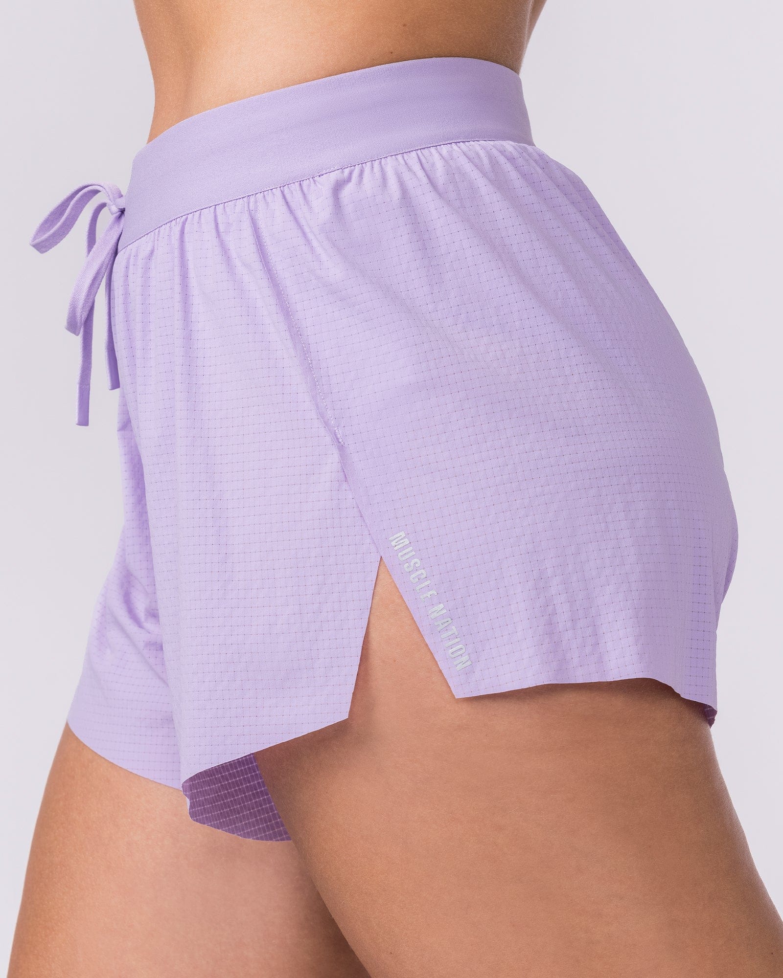 Muscle Nation Shorts Tempo 3" Run Shorts - Lavender
