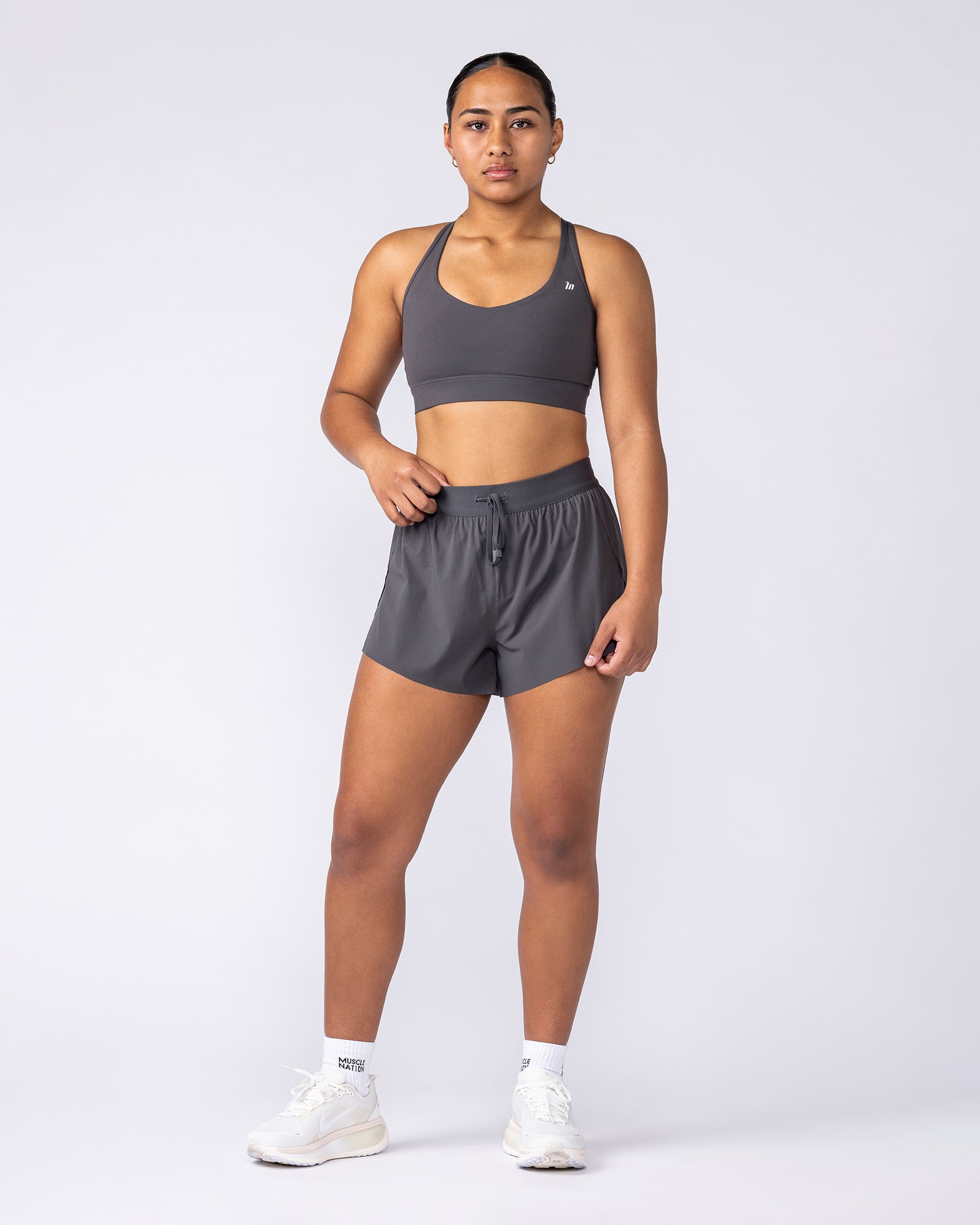Muscle Nation Shorts Tempo 3" Run Shorts - Phantom