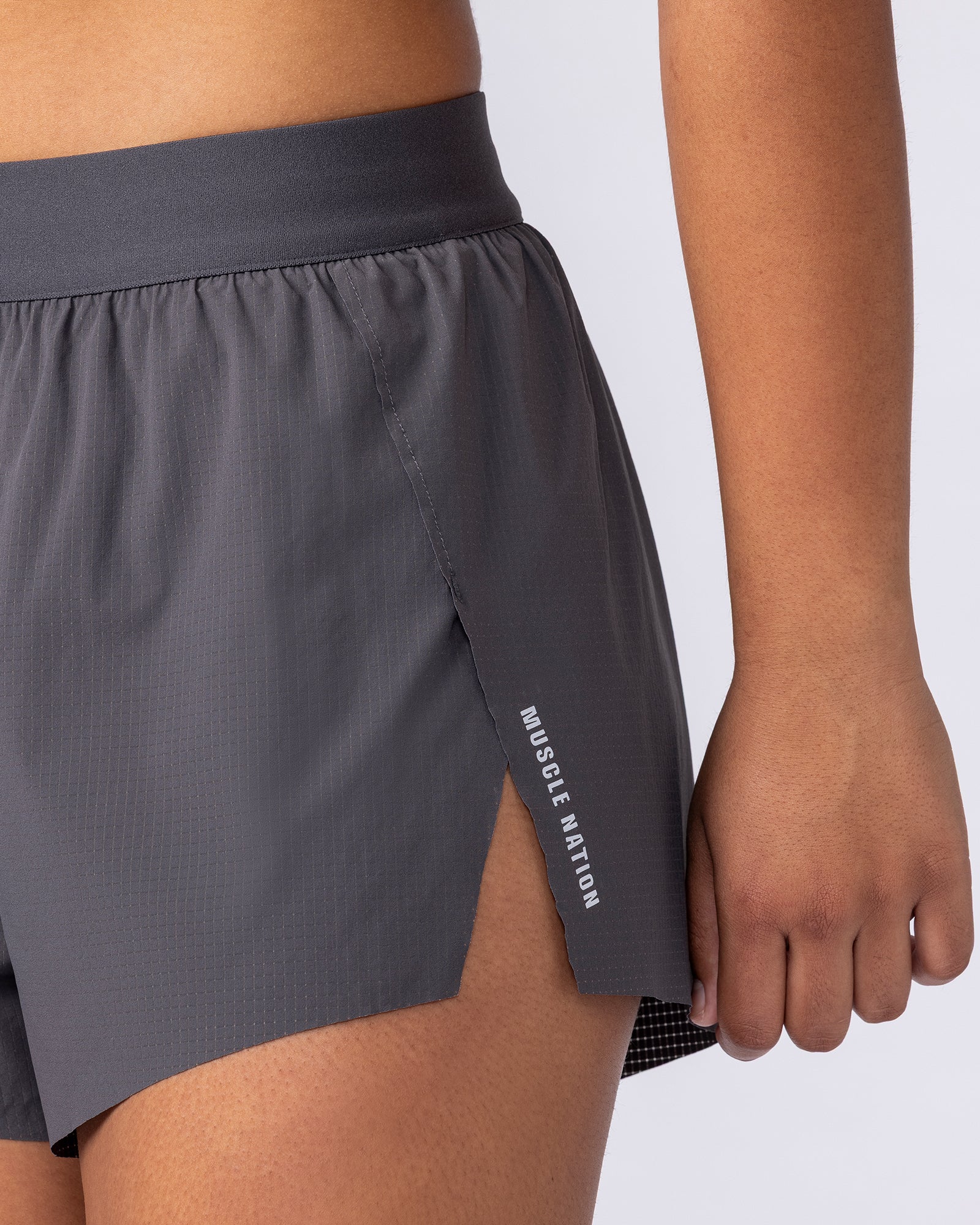 Muscle Nation Shorts Tempo 3" Run Shorts - Phantom