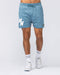 Muscle Nation Shorts Throwback Lay Up 3.5" Shorts - Pale Thunder
