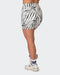 Muscle Nation Shorts Ultra Everyday Midway Shorts - Zebra Print
