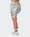 Muscle Nation Shorts Ultra Everyday Referee Length Shorts - Zebra Print
