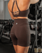 Muscle Nation Shorts Unrivalled Everyday Pocket Bike Shorts - Cocoa