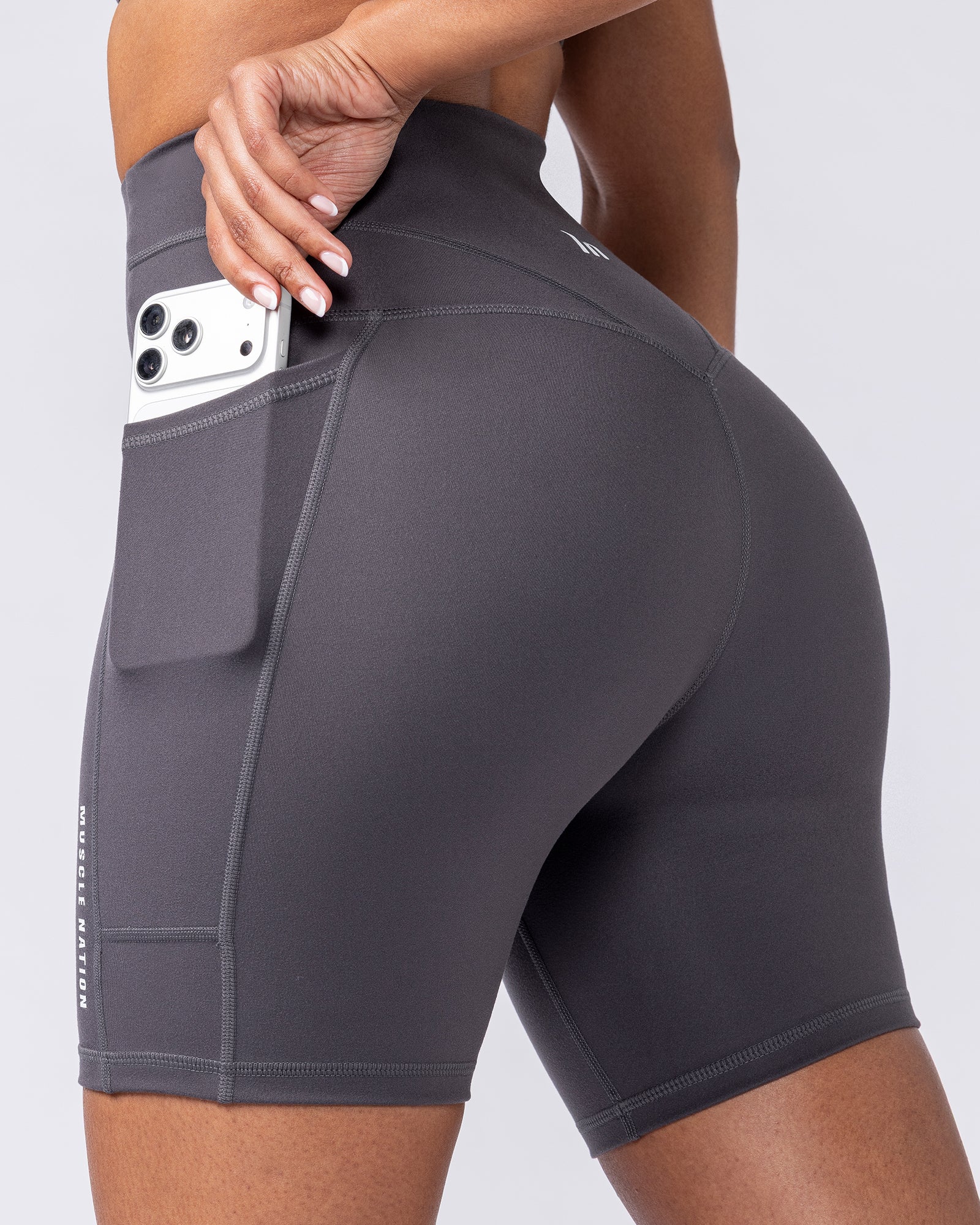 Muscle Nation Shorts Unrivalled Everyday Pocket Bike Shorts - Phantom