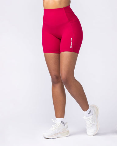 Muscle Nation Shorts Unrivalled Everyday Pocket Bike Shorts - Wild Berry