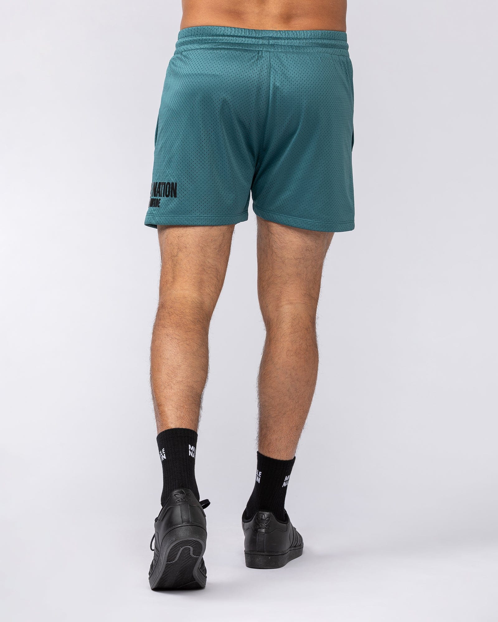 Muscle Nation Shorts Worldwide Lay Up 3.5" Shorts - Shark